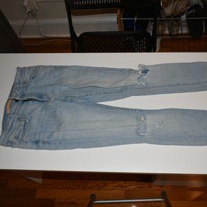 Ripped Light Blue Jeans